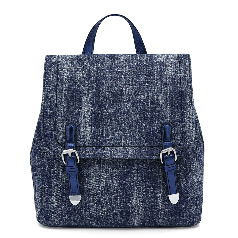 2 az 1-ben - Denim Deni hátizsák és táska - sötétkék