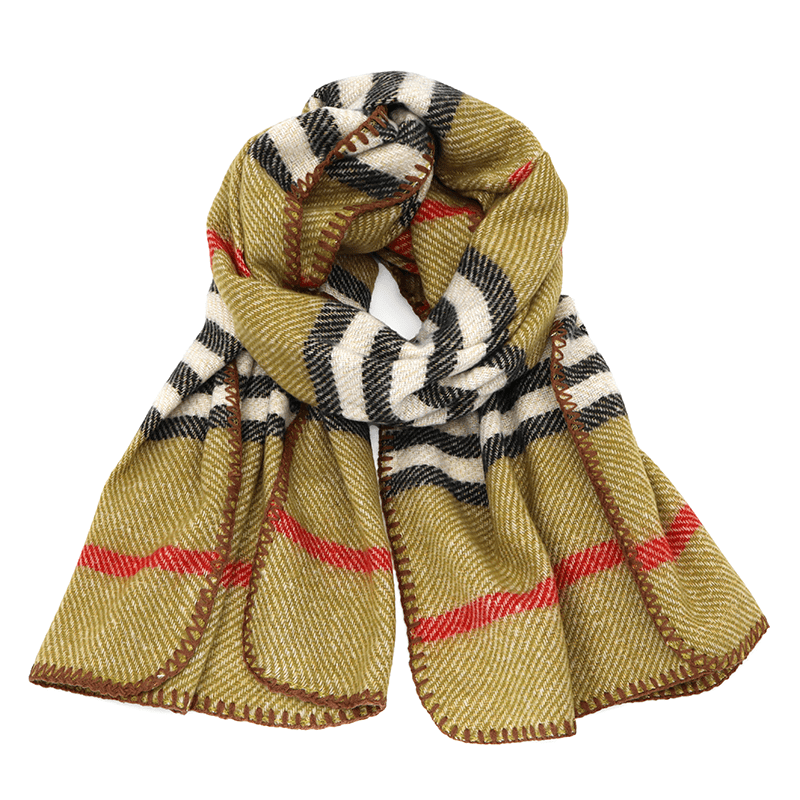 Virágos női sál - lime