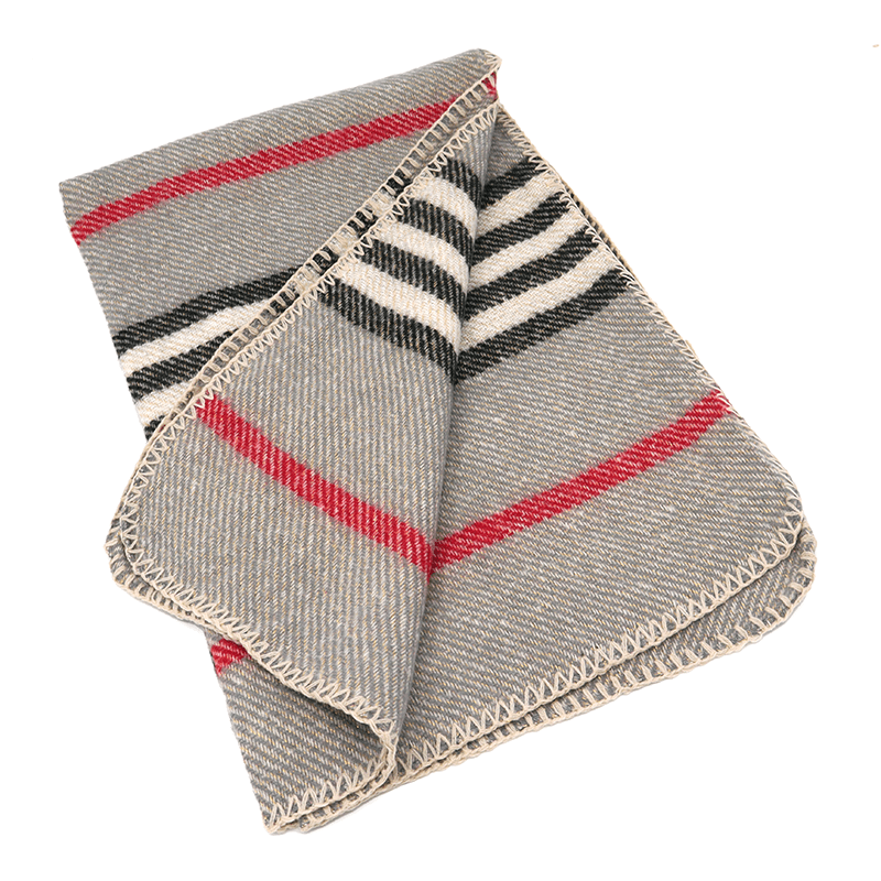 Színes női sál - szürke