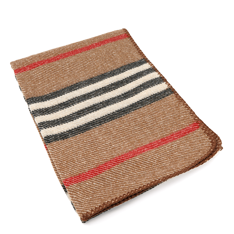 Színes női sál - barna