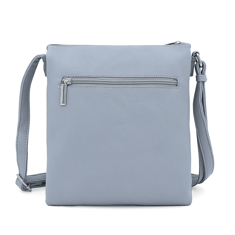 Kényelmes válltáska 3 rekesszel Neli - világoskék / sötétkék