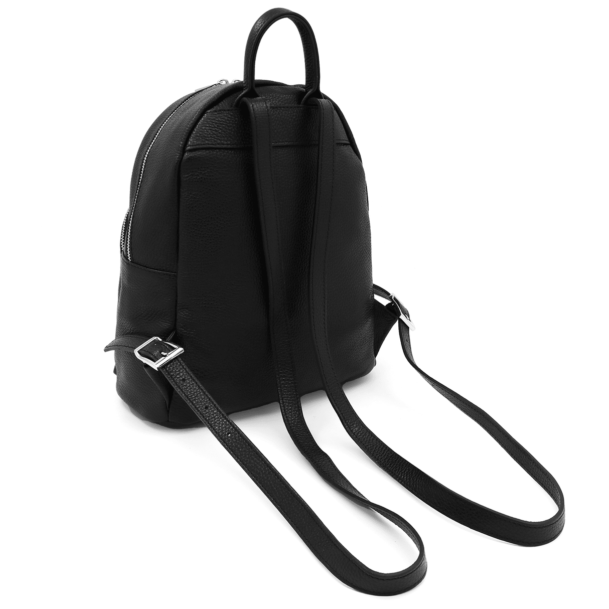 Neda természetes bőr hátizsák - fekete