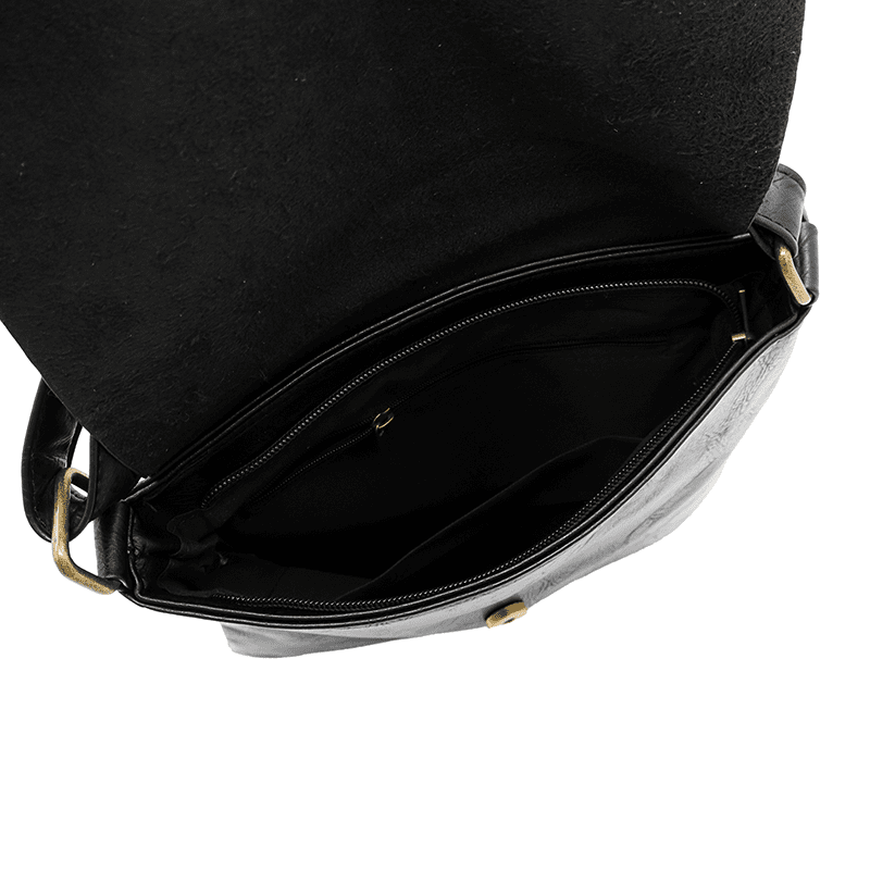 Modern válltáska Samara - fekete