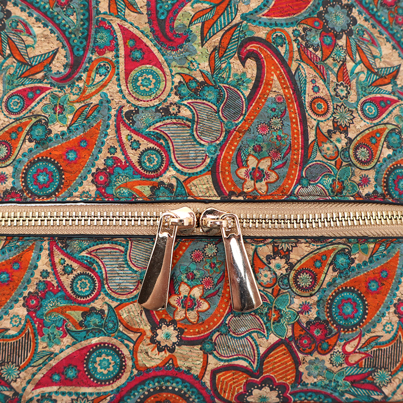 Női kőzsinór hátizsák Madeline nyomtatott - geometrikus levelek