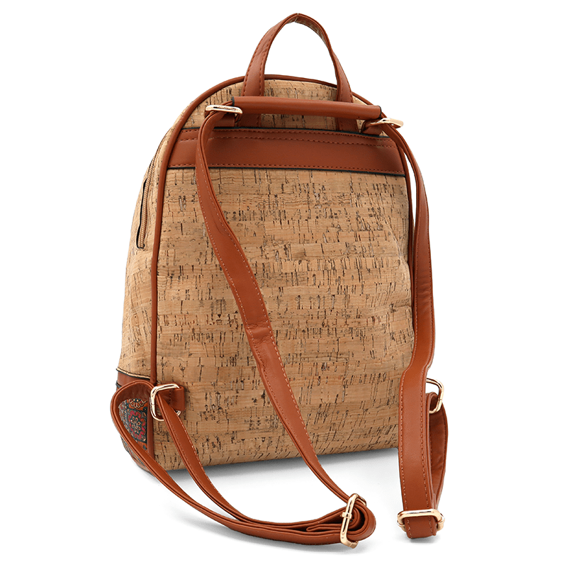 Női kőzöld hátizsák Madeline - virágmandala