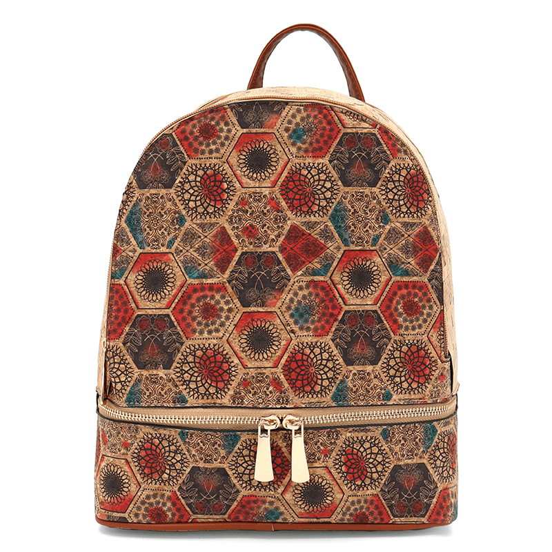 Női kőbőr hátizsák Madeline - hexagon