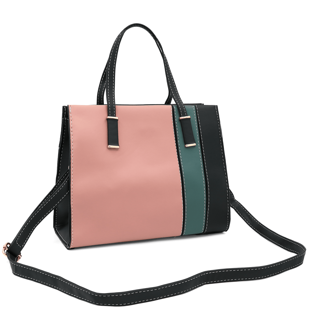 Miranda női táska -  - rózsaszín/fekete