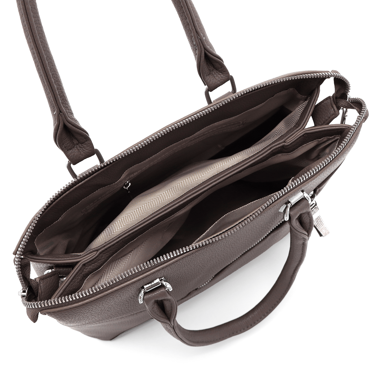 Elegáns női táska Marina - sötétbarna