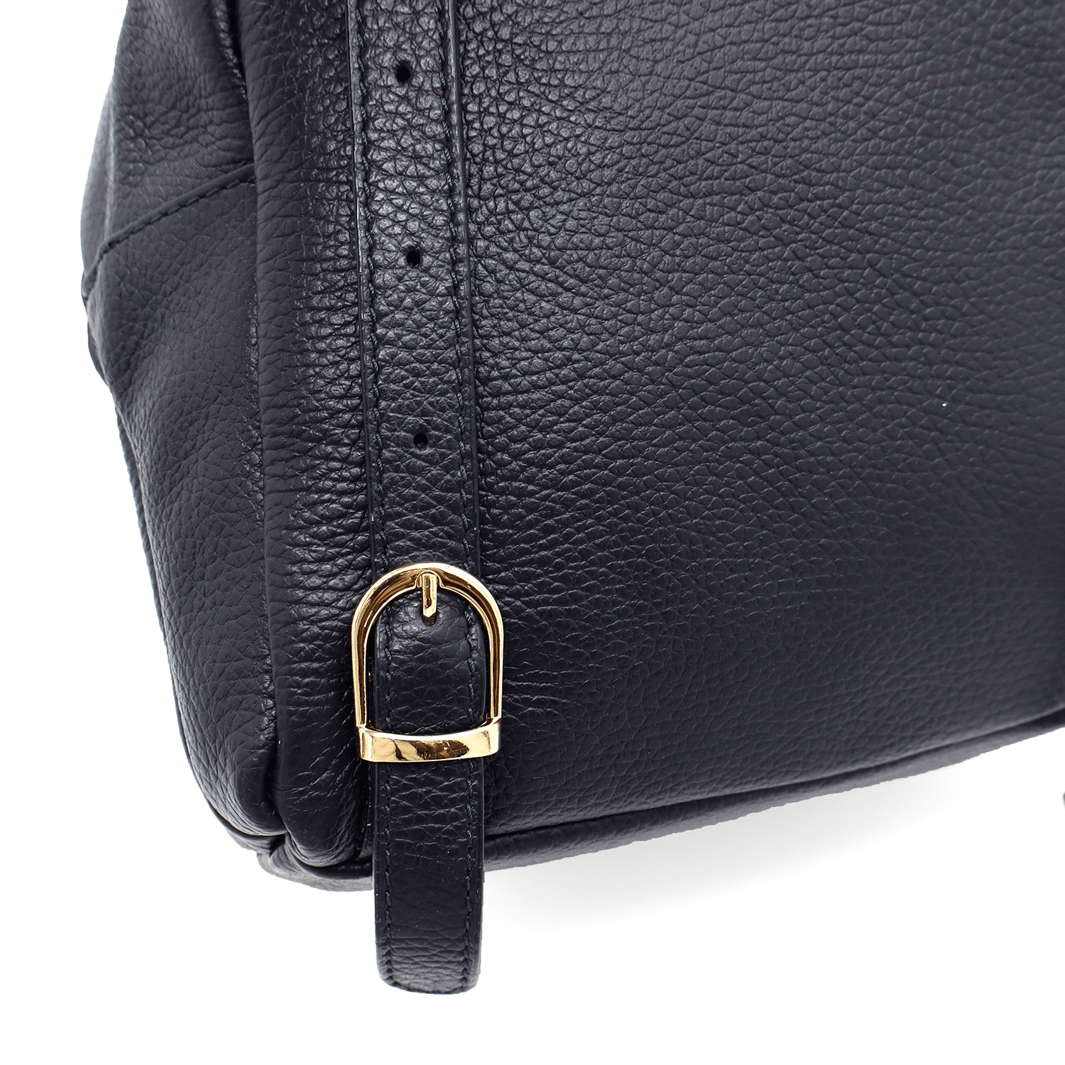 Női hátizsák természetes bőrből Aida - sötétkék