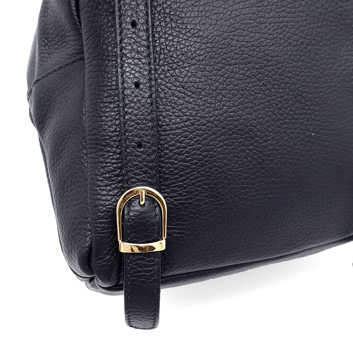 Női hátizsák természetes bőrből Aida - sötétkék