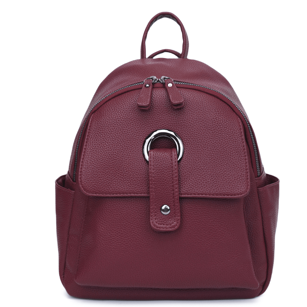 2 az 1-ben - érdekes hátizsák és táska Brina - bordó