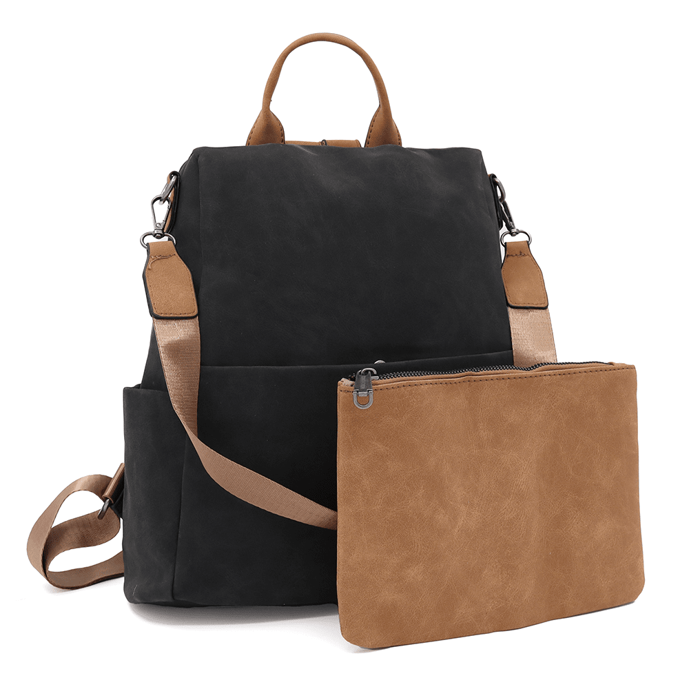 2 az 1-ben - Női hátizsák és táska Elenor - fekete