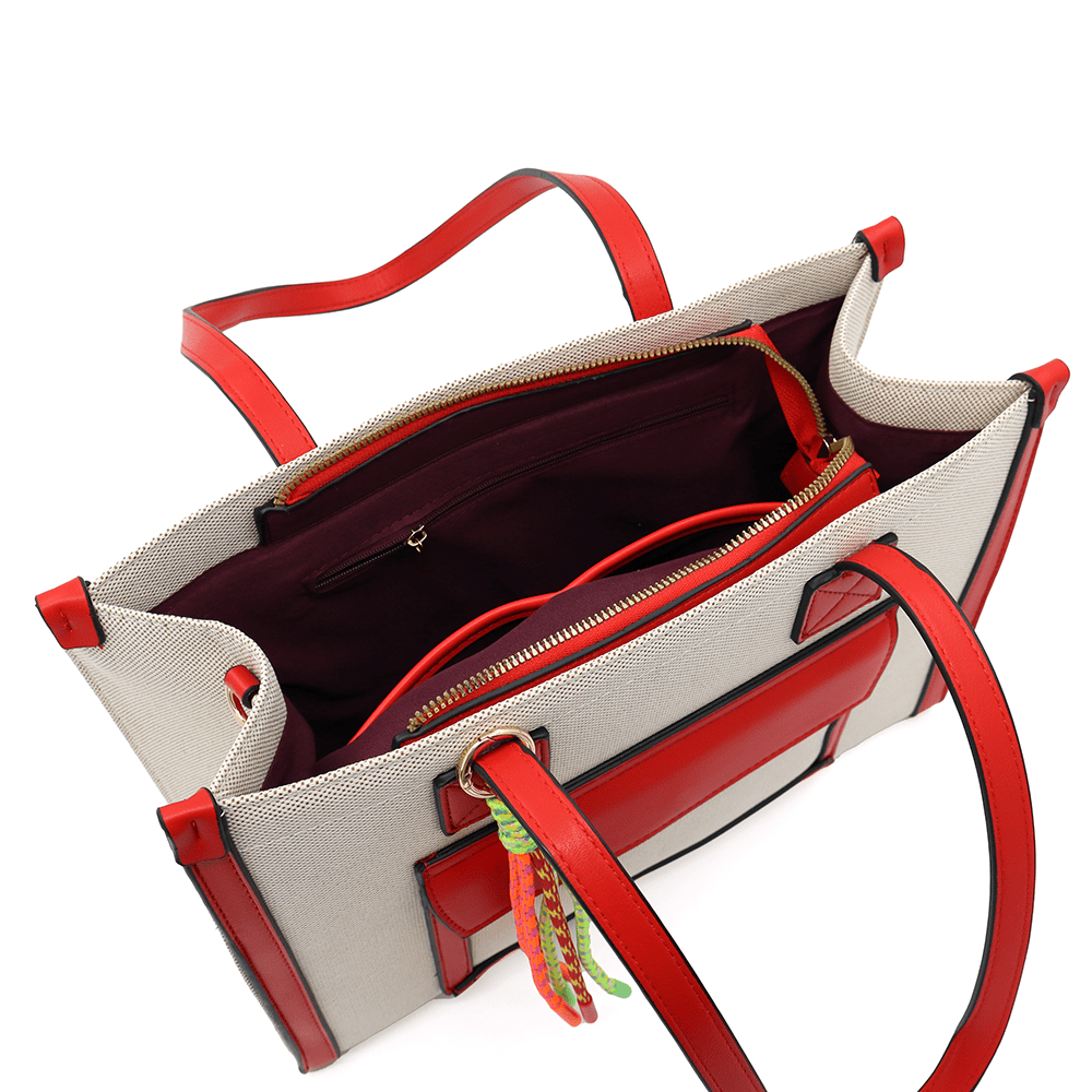 Érdekes női táska Yana - piros