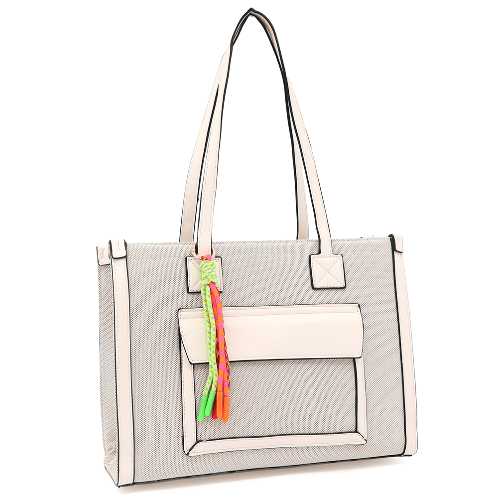 Érdekes női táska Yana - bézs