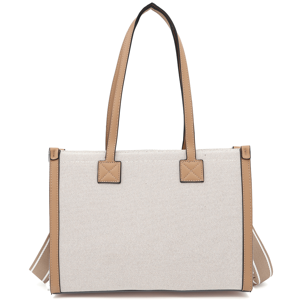 Érdekes női táska Yana - világosbarna