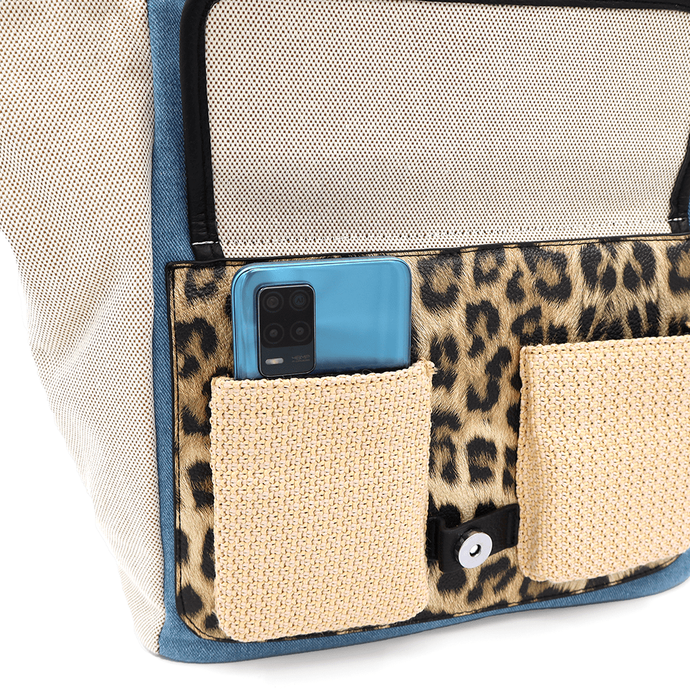 Nagy női táska denim Dani