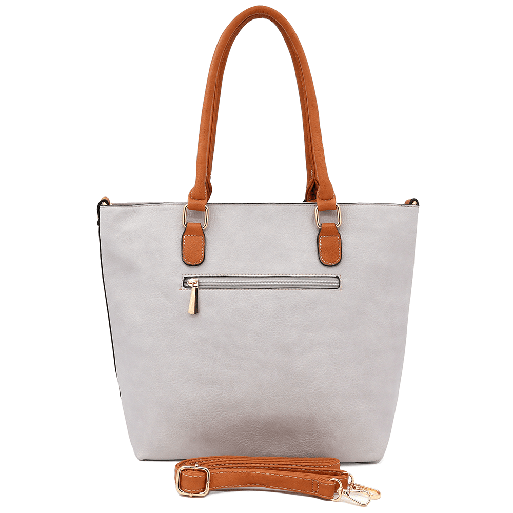 Női táska Amelia függő pénztárcával - szürke