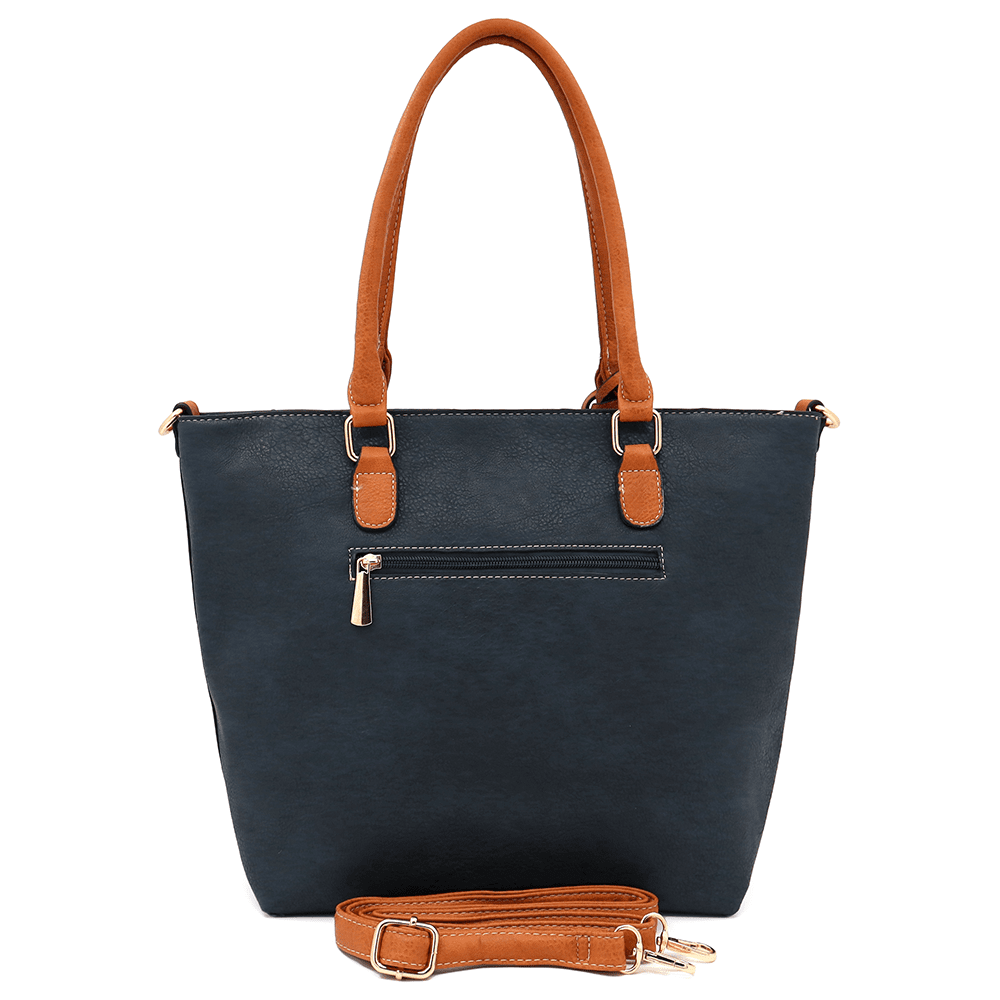 Női táska Amelia függő pénztárcával - sötétkék