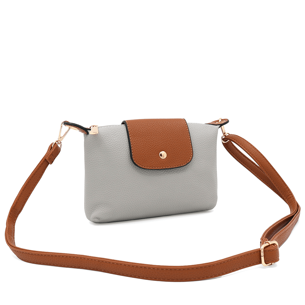 Női válltáska Tedi - szürke