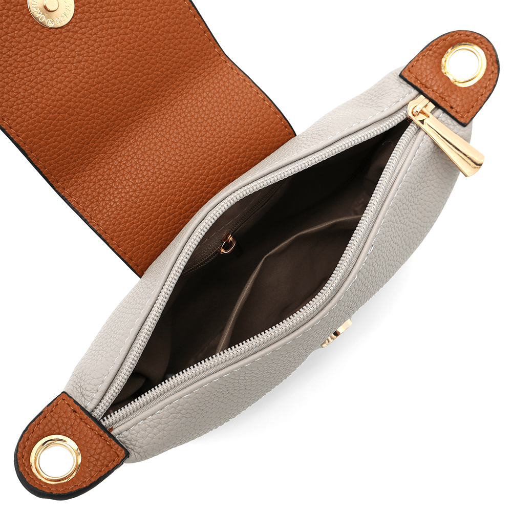 Női válltáska Tedi - szürke