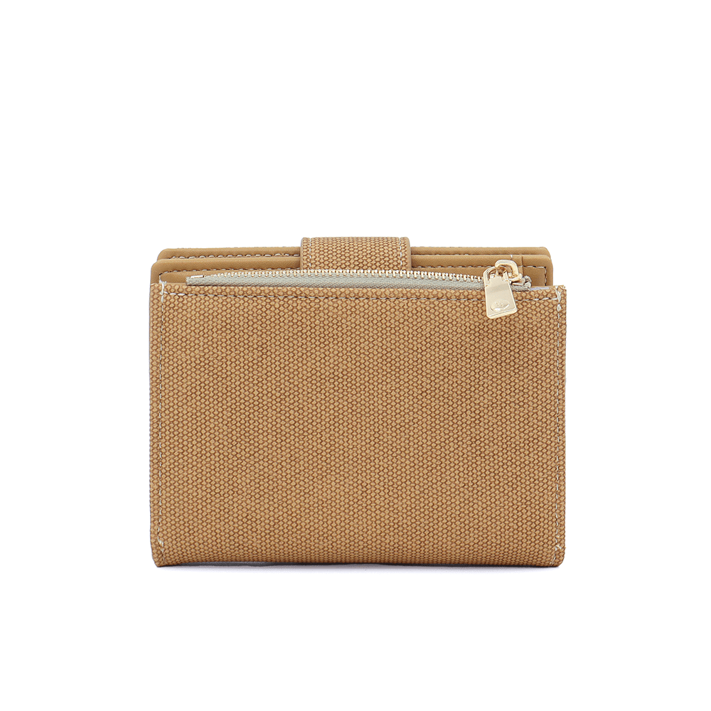 Női pénztárca levehető kártyatartóval - barna