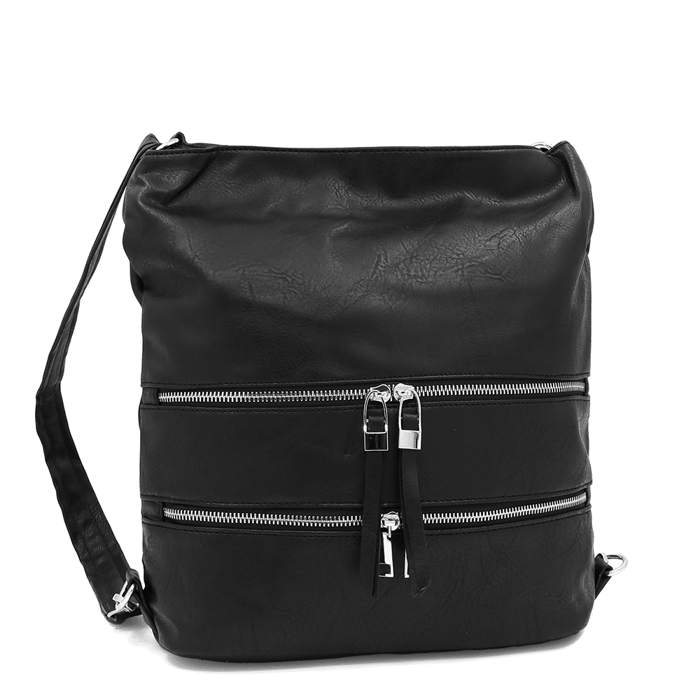 2 az 1-ben - Nagy táska és hátizsák Nona - fekete