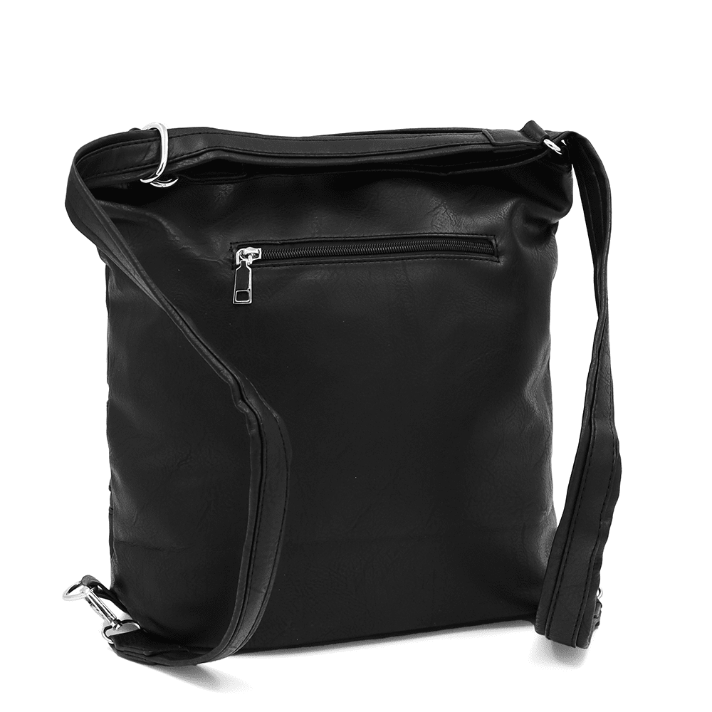 2 az 1-ben - Nagy táska és hátizsák Nona - fekete