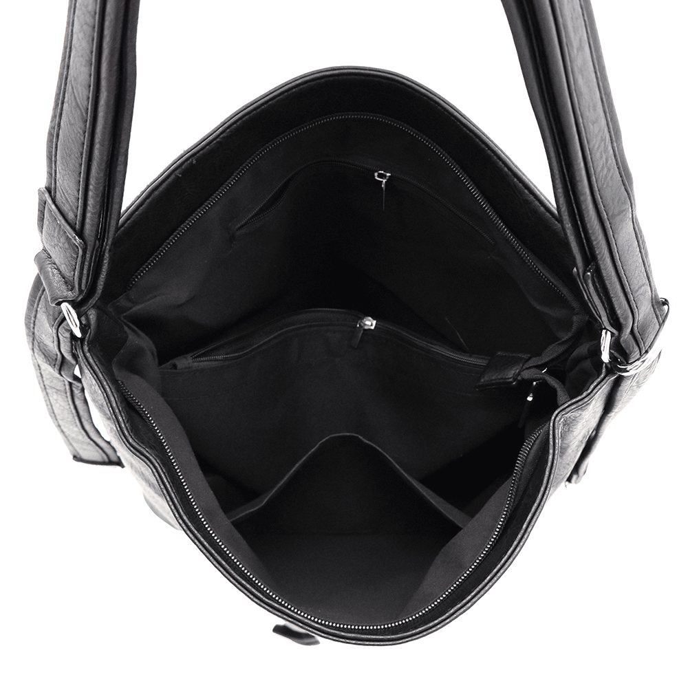 2 az 1-ben - Nagy táska és hátizsák Nona - fekete