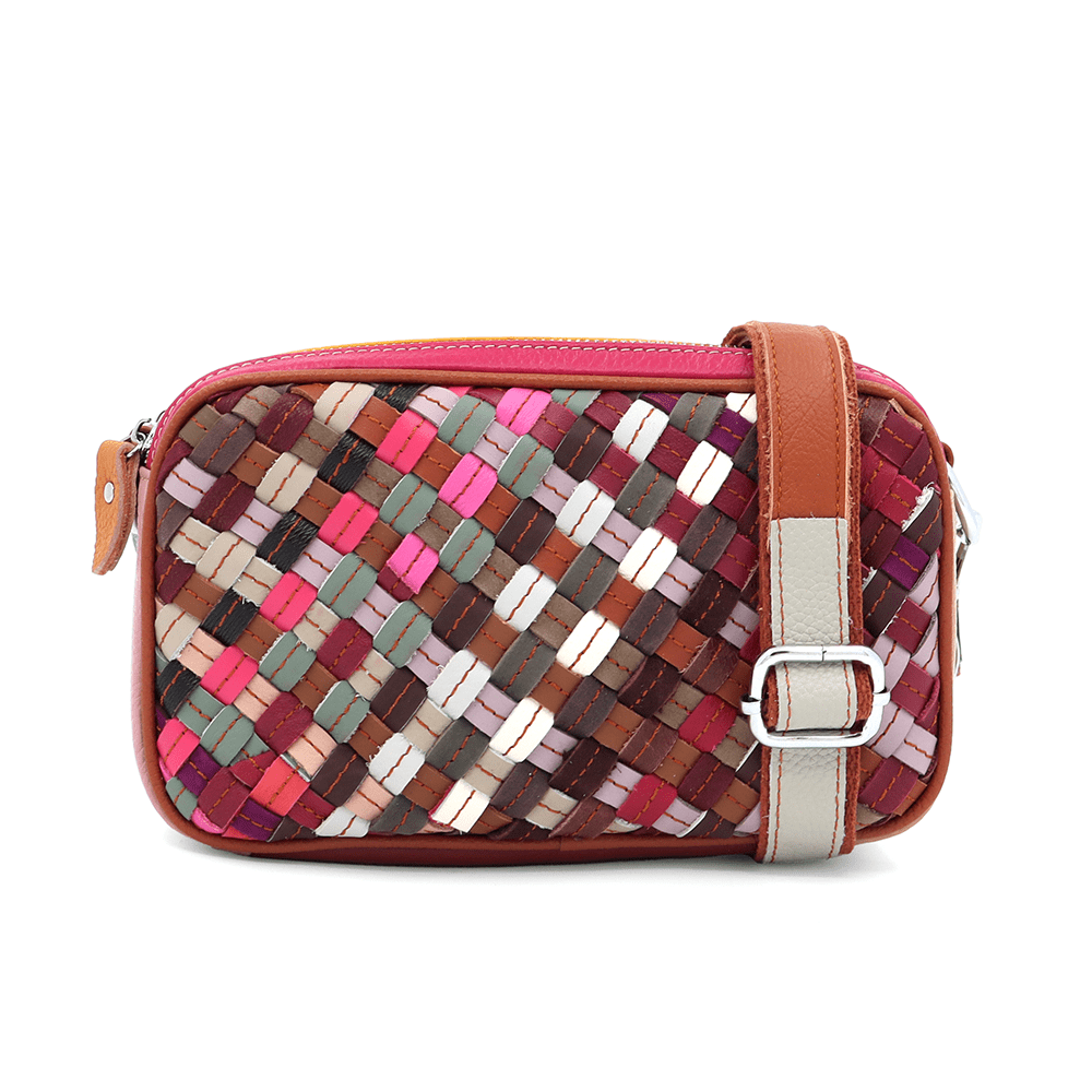 Italina természetes bőr válltáska