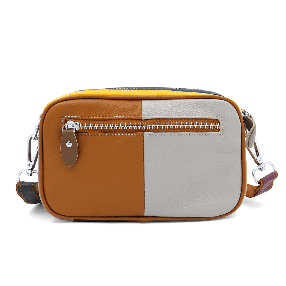 Italina természetes bőr válltáska