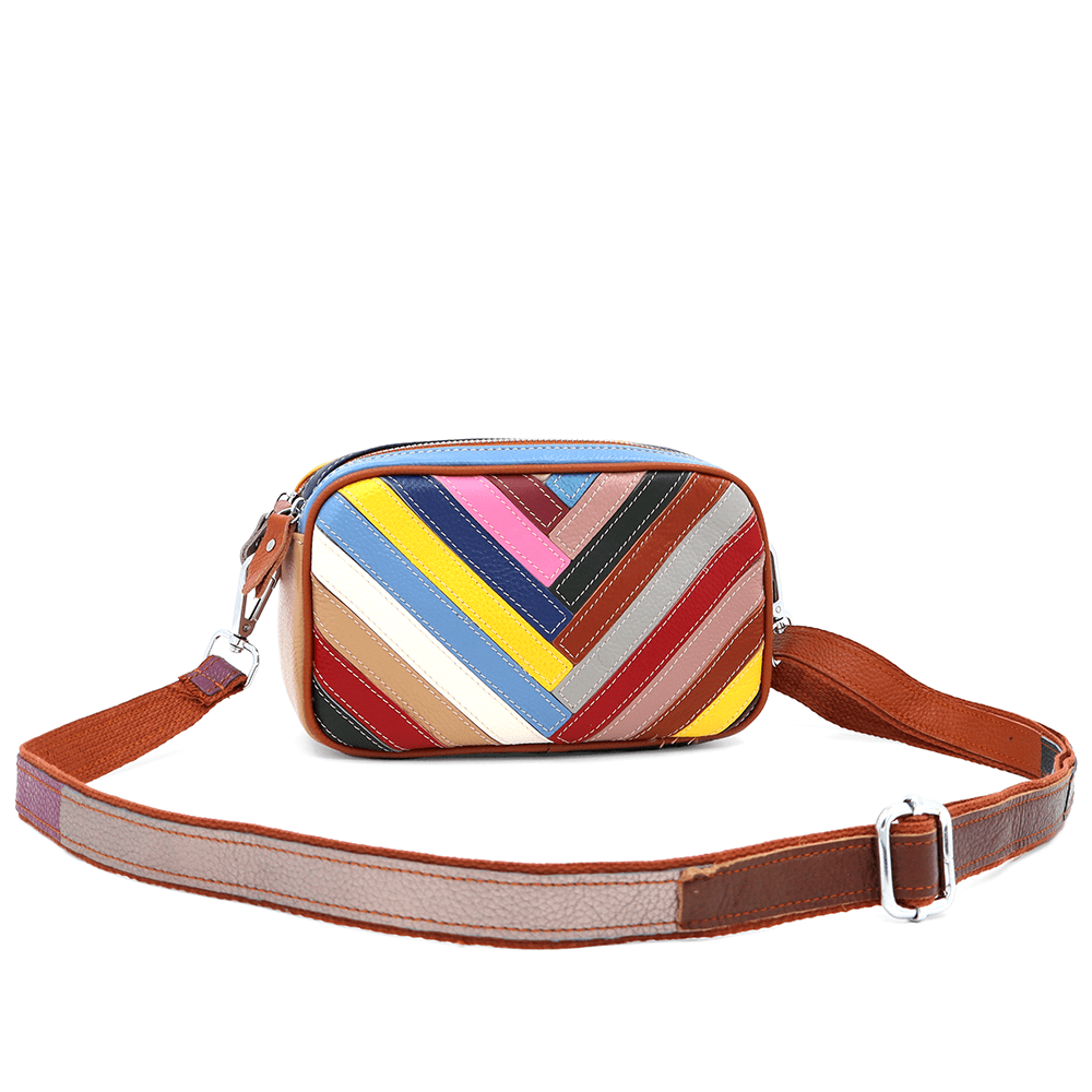 Italina természetes bőr válltáska