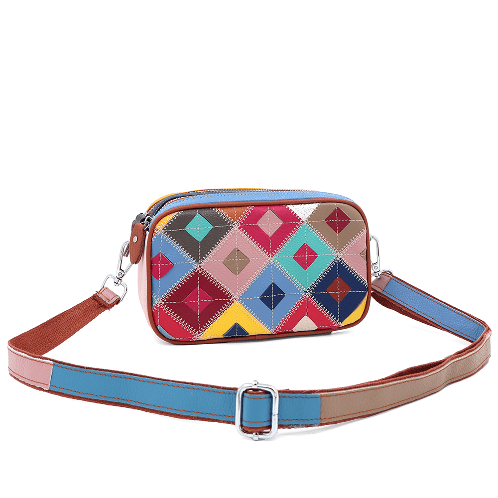 Italina természetes bőr válltáska