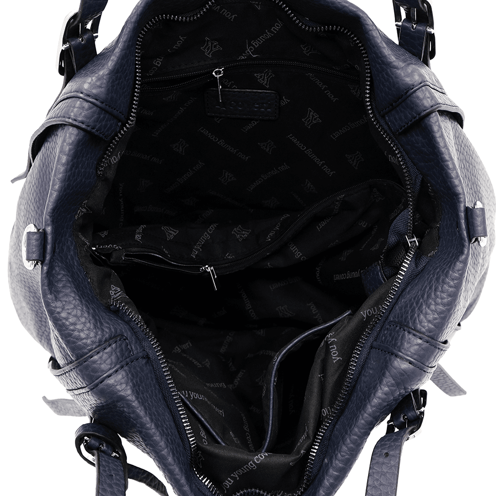 Nagy női táska Monika - sötétkék