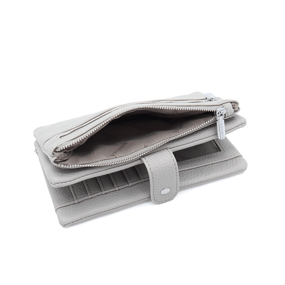 Kézitáska fogantyúval  - szürke