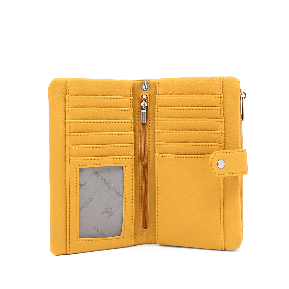 Kézitáska fogantyúval  - mustársárga