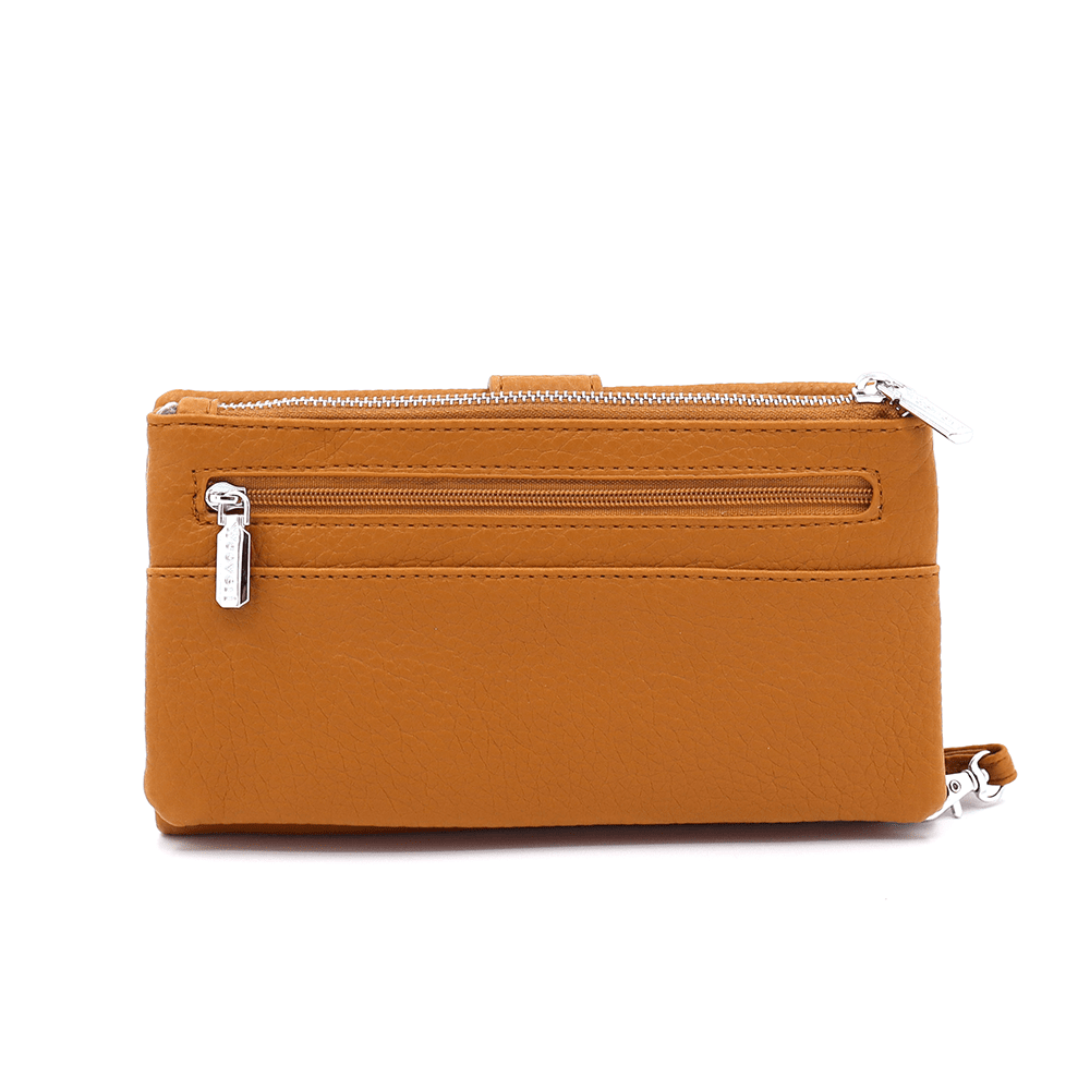 Kézitáska fogantyúval  - cserépbarna