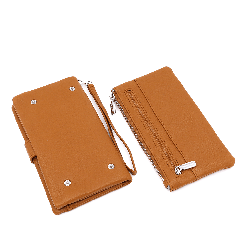 Kézitáska fogantyúval  - cserépbarna