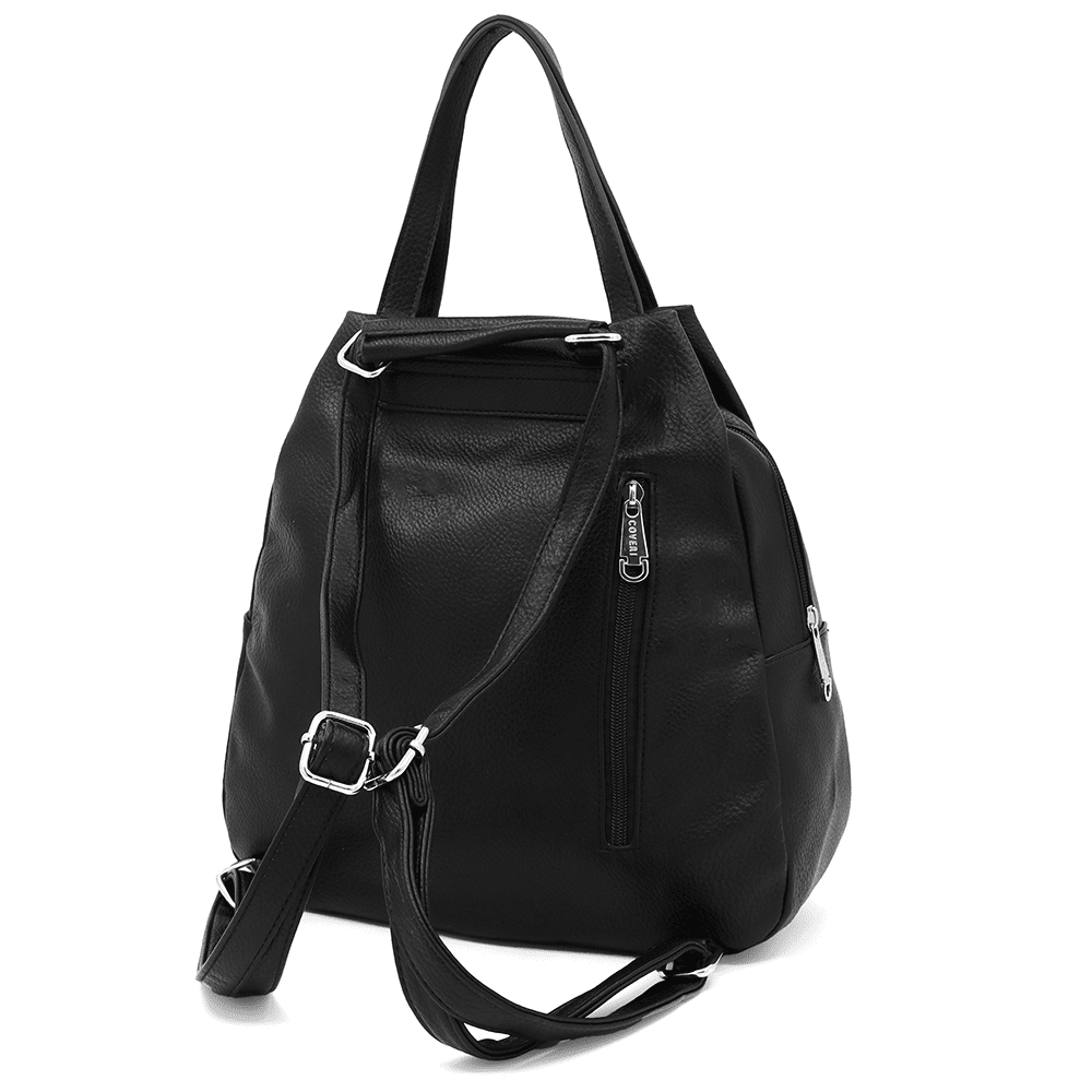 2 az 1-ben - Edita hátizsák és táska - fekete