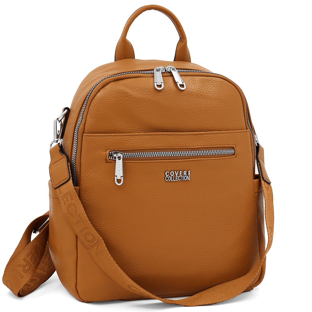 2 az 1-ben - Női hátizsák és táska Brina - cserépkék