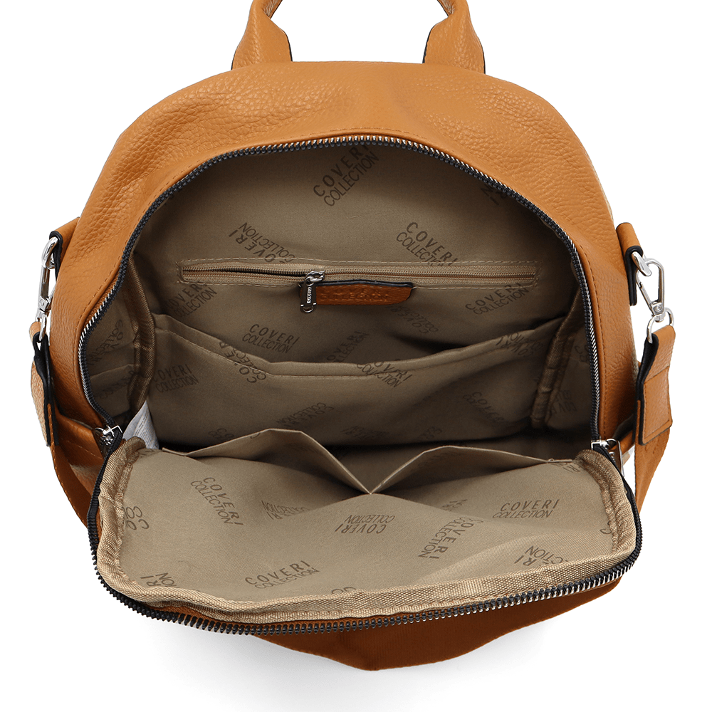 2 az 1-ben - Női hátizsák és táska Brina - cserépkék