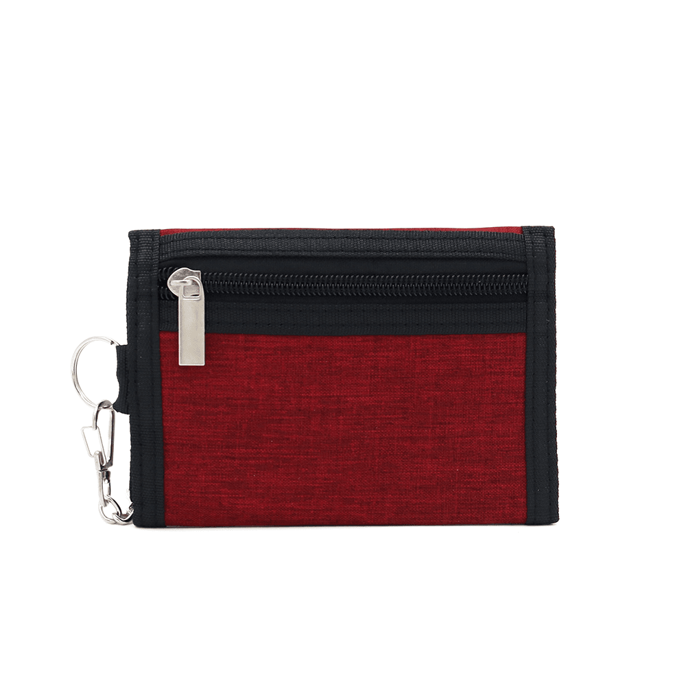Unisex pénztárca kulcstartóval - piros