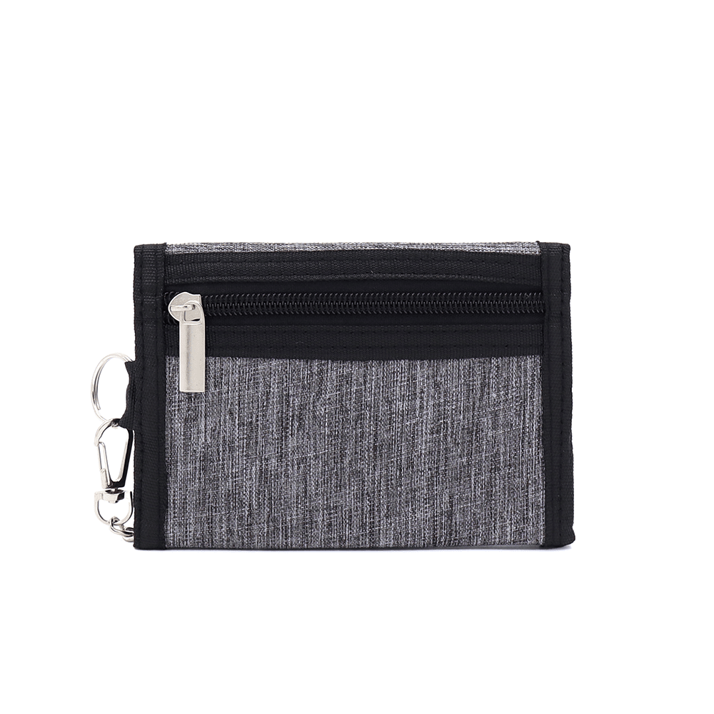 Unisex pénztárca kulcstartóval - szürke