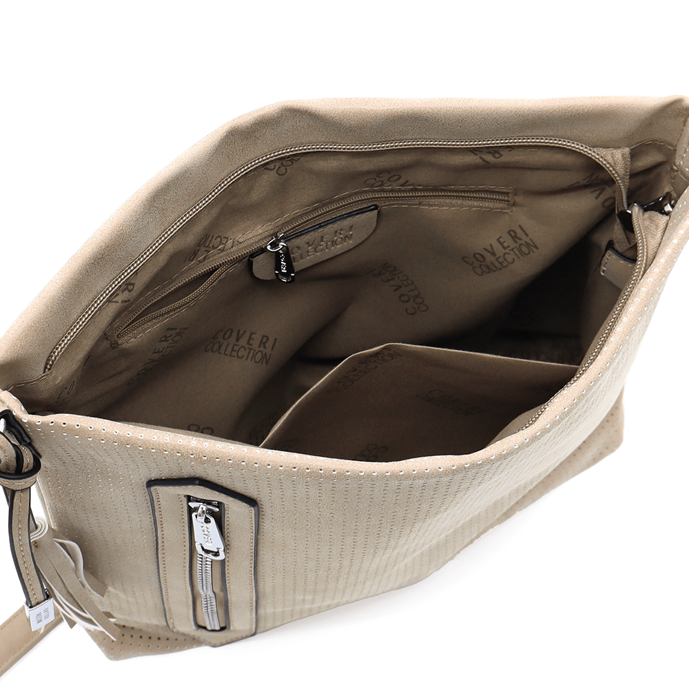 Női válltáska - világosbarna