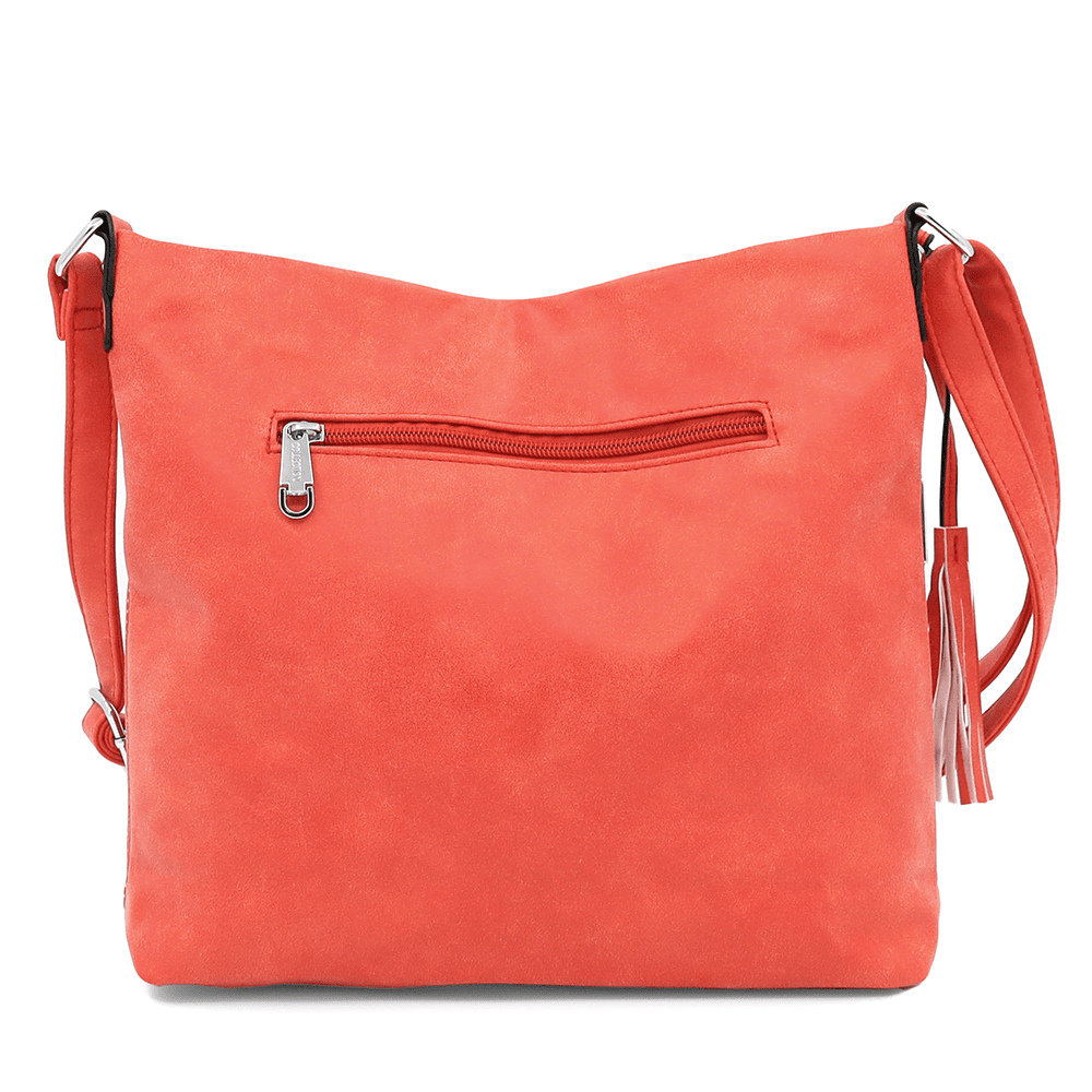 Női válltáska - korall