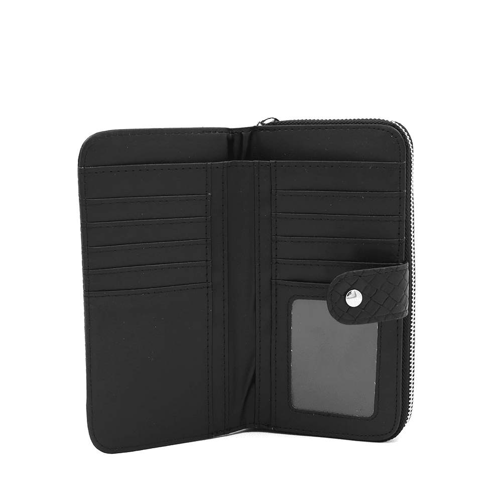 Nagy női pénztárca - fekete