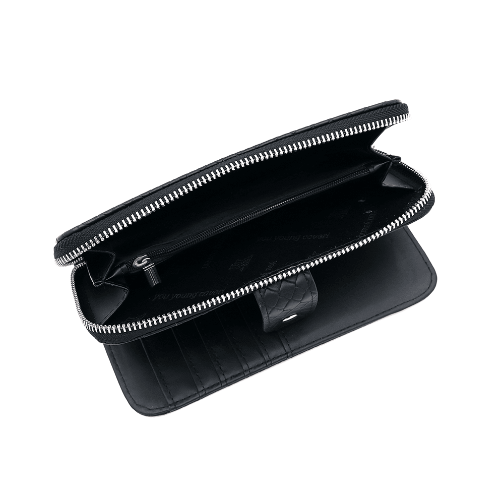 Nagy női pénztárca - fekete