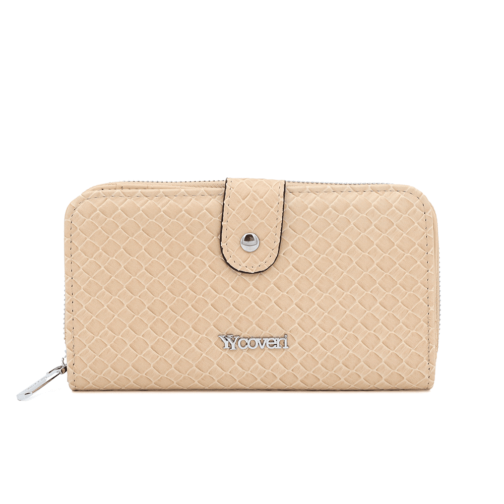 Nagy női pénztárca - világosbarna