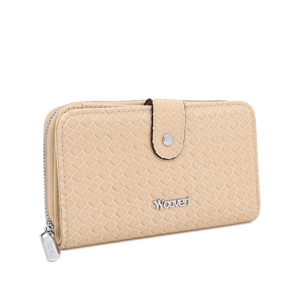 Nagy női pénztárca - világosbarna