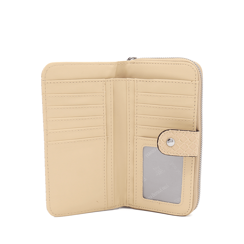 Nagy női pénztárca - világosbarna