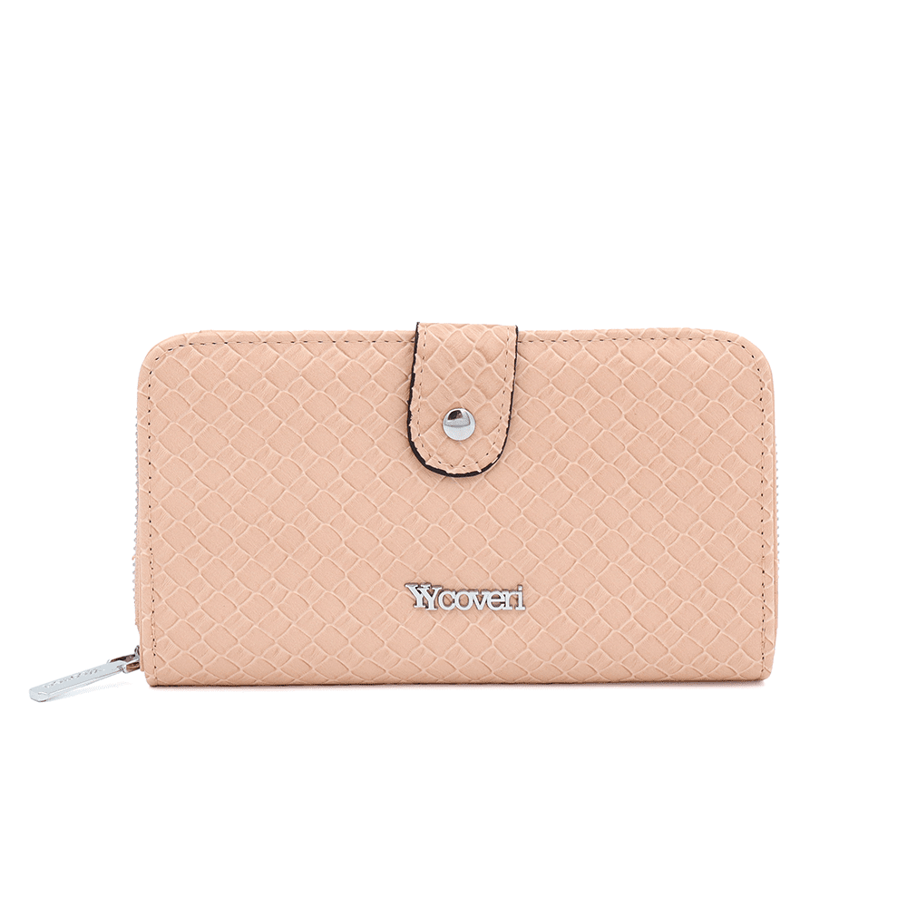 Голямо дамско портмоне - розово